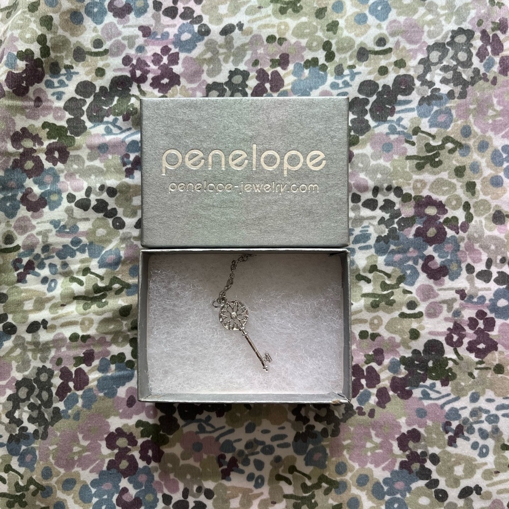 Silver Key Pendant Necklace